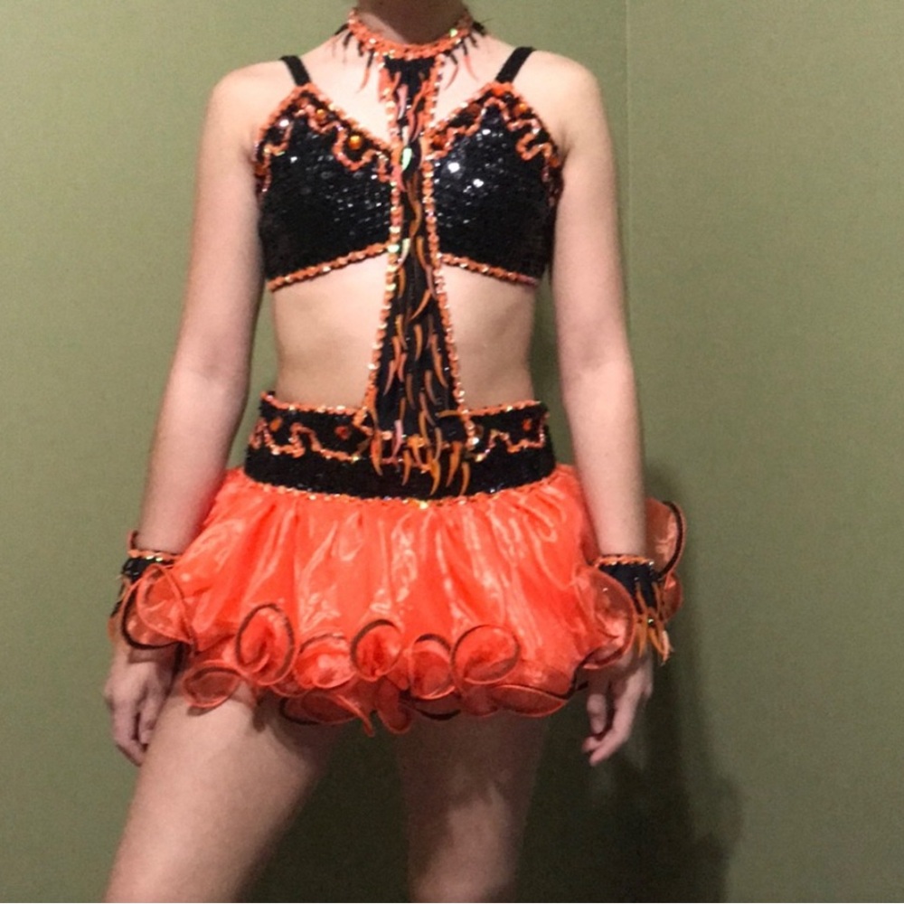 Glamour dance costume, size CL, great condition
